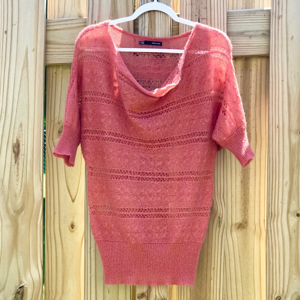 Maurice's cowl neck dolman sleeve sweater